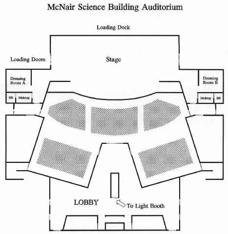 McNair
          Auditorium Floor Plan