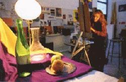 Hyman Art
            Center Painting Studio