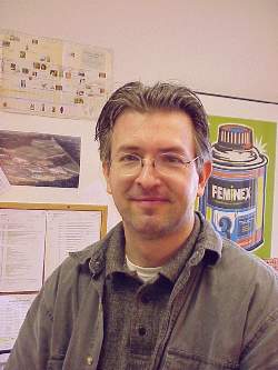 Greg Frye, 2003, with flash