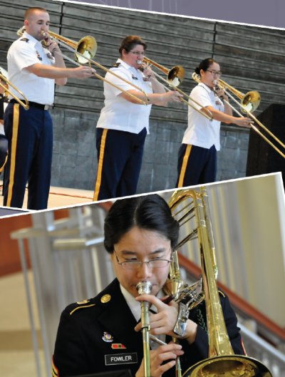 Army Ground Forces Band Trombones