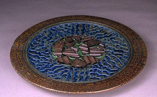 Shard Platter by Val Cushing